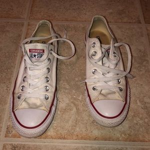 White All Star Converse Unisex